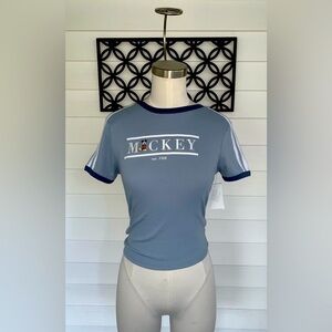 3 for $30 Women’s a New with Tags Disney Blue Mickey Short Sleeve Tee